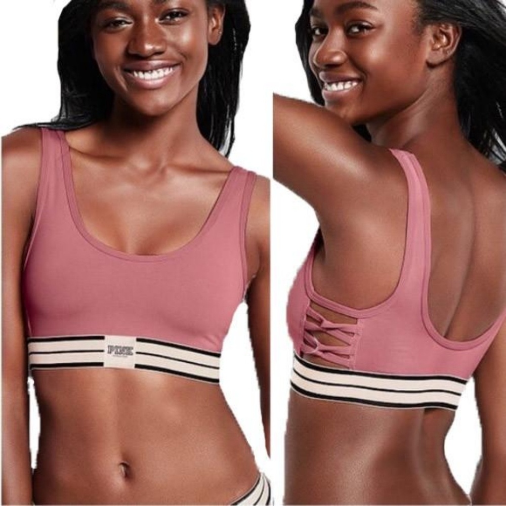 SOLD Victoria Secret Pink Caged Sport's Bra - Picture 1 of 5